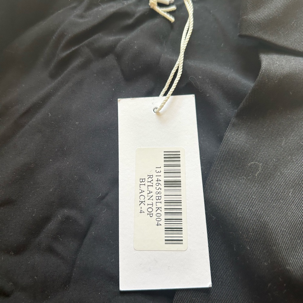 Reformation Rylan Top Black - Size 4 - Picture 6 of 7